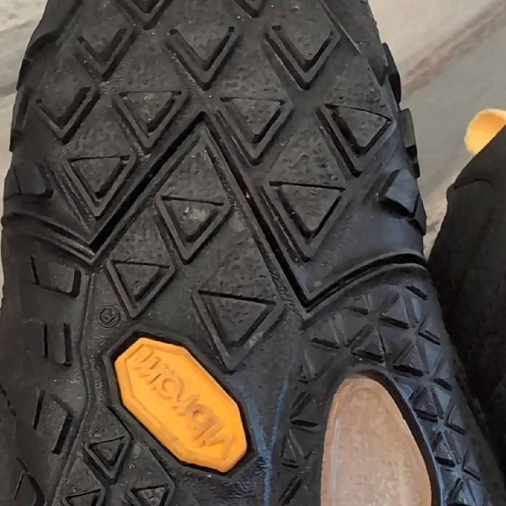 Vibram Black and Yellow Athletic Shoes - Picture 2 of 7